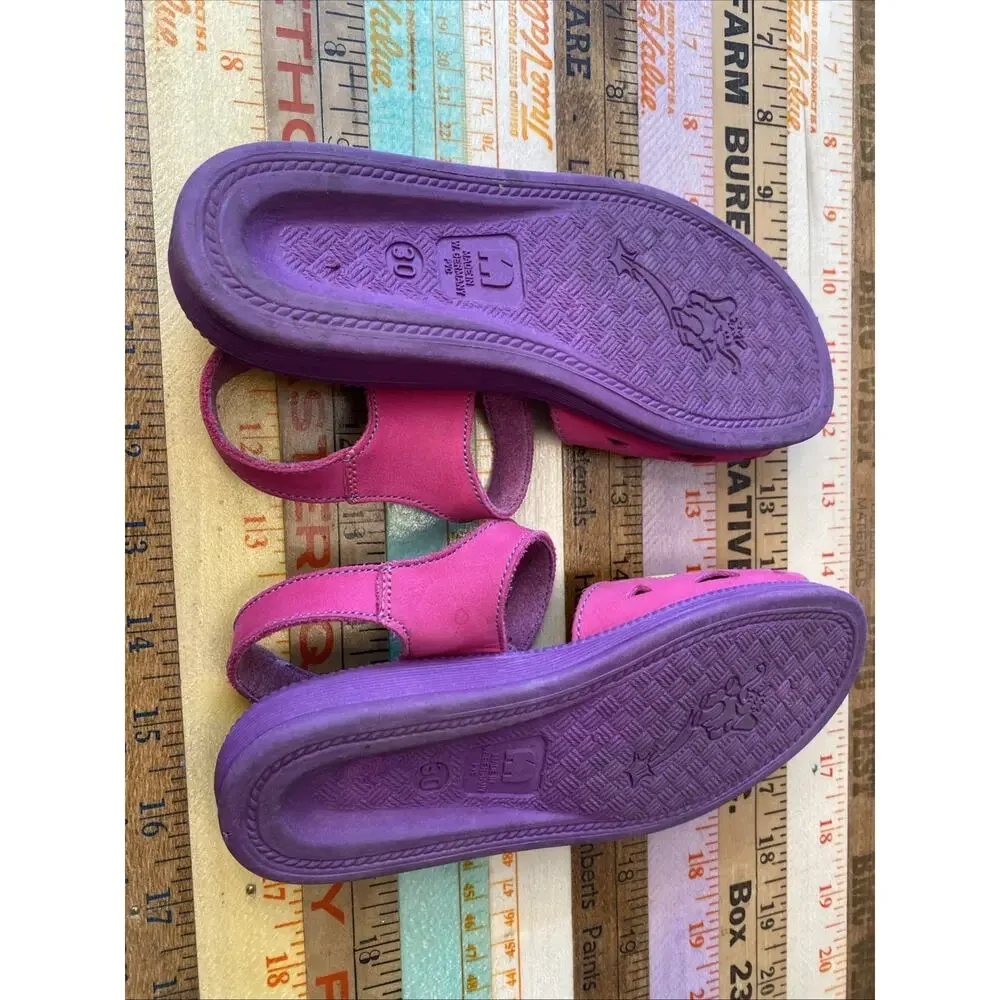 Elefanten Sandals Pink Girls Yourh EU Size 30 US 12 Leather Colorful Germany